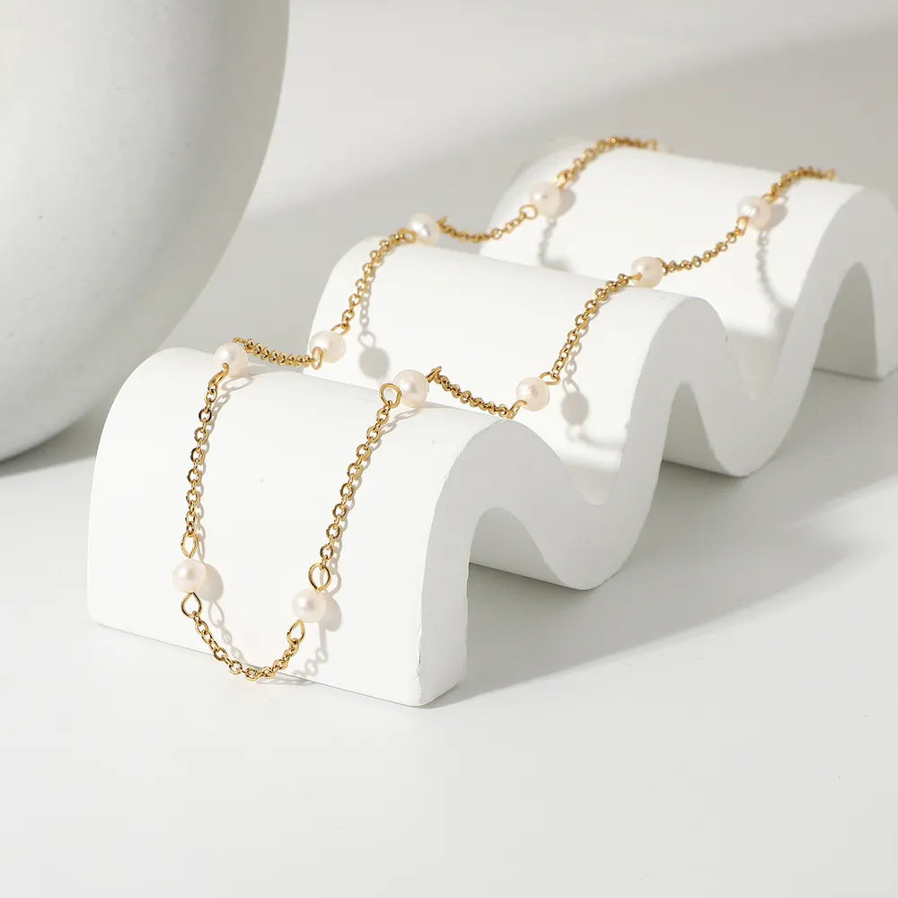 Freshwater Pearl Gold-Plated Necklace