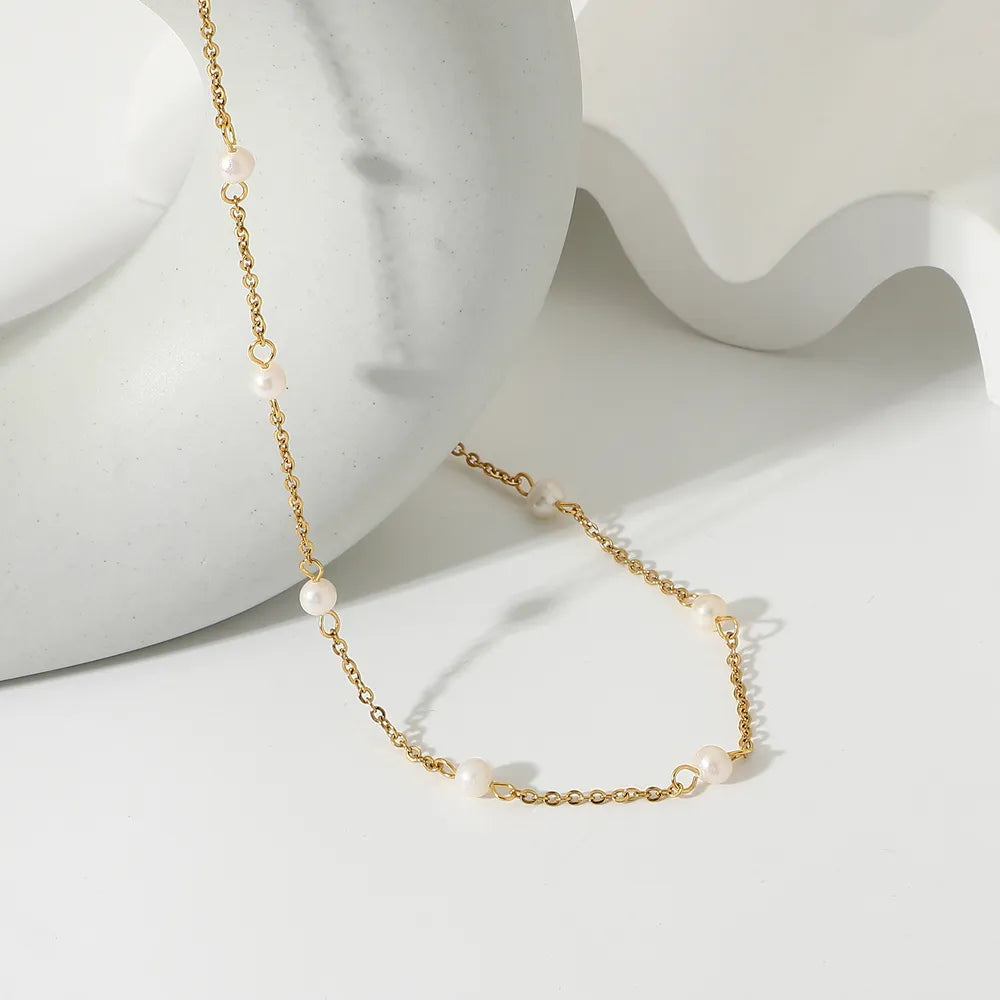 Freshwater Pearl Gold-Plated Necklace