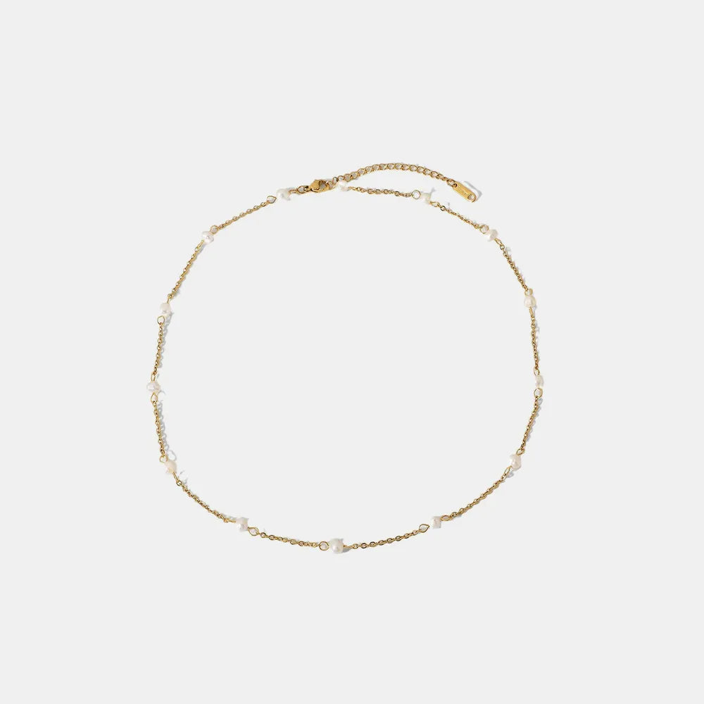 Freshwater Pearl Gold-Plated Necklace